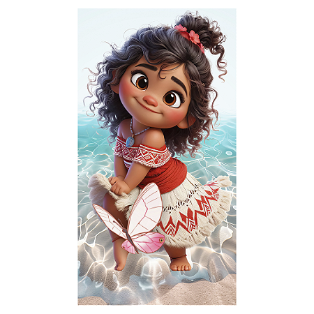 Capa Faixa Lateral Sublimado - Moana