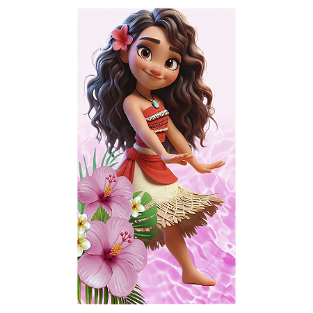 Capa Faixa Lateral Sublimado - Moana