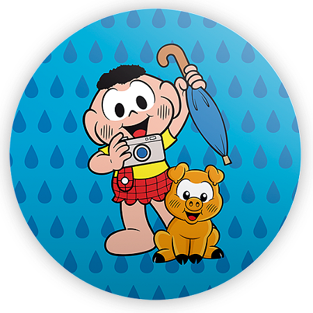 Capa Mini Painel Sublimado - Cascão Turma da Monica