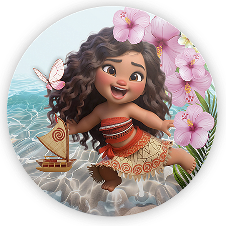 Capa Mini Painel Sublimado - Moana