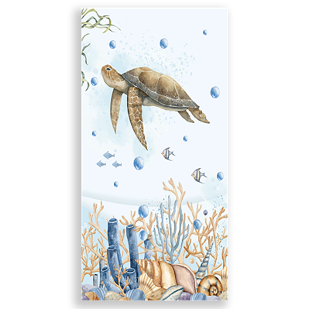 Capa Faixa Lateral Sublimado - Fundo do Mar