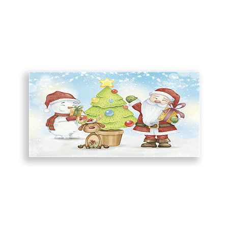 Capa Painel Retangular Sublimado - Natal