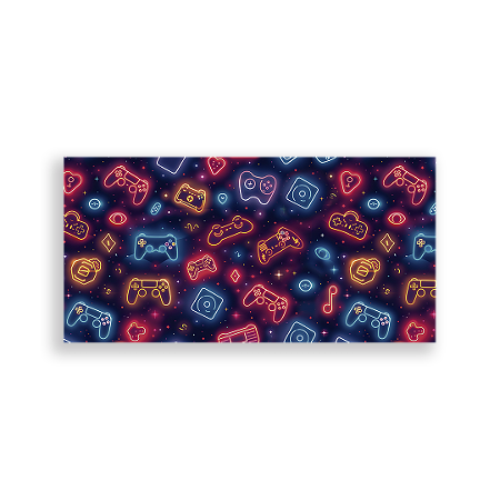 Capa Painel Retangular Sublimado - Games