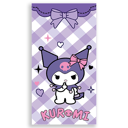 Capa Faixa Lateral Sublimado - Kuromi Lilas