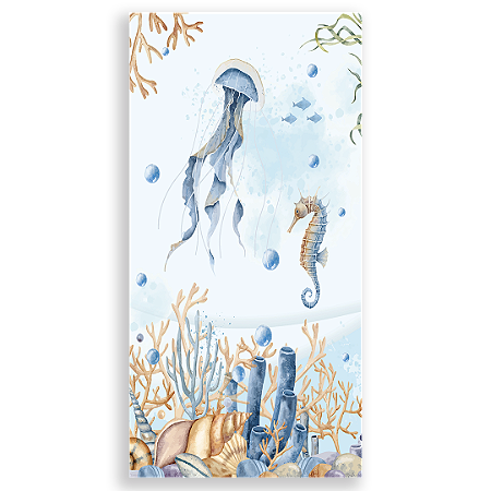 Capa Faixa Lateral Sublimado - Fundo Do Mar