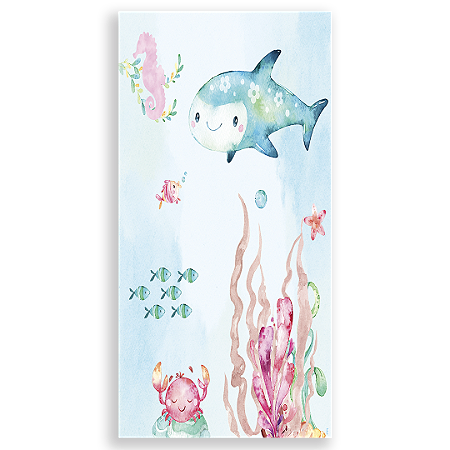 Capa Faixa Lateral Sublimado - Fundo Do Mar