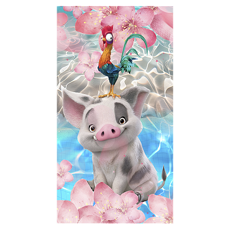 Capa Faixa Lateral Sublimado - Moana