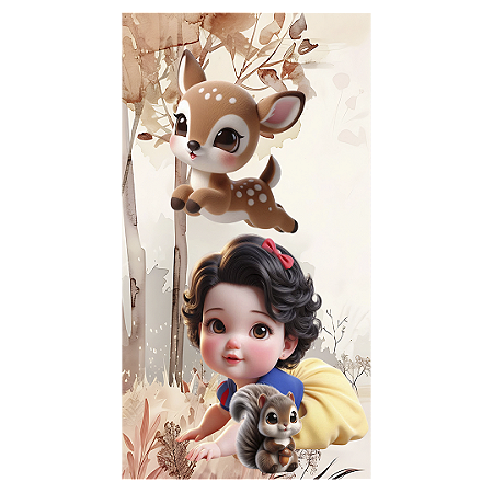 Capa Faixa Lateral Sublimado - Branca De Neve