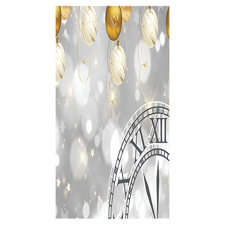 Capa Faixa Lateral Sublimado - Ano Novo