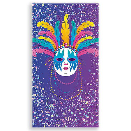 Capa Faixa Lateral Sublimado - Carnaval