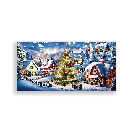 Capa Painel Retangular Sublimado - Natal