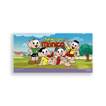 Capa Painel Retangular Sublimado - Turma da Monica