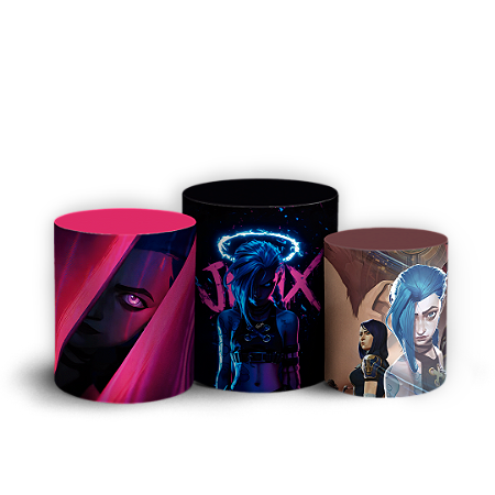 Capas Trio Cilindro Sublimado Vest Facil - Arcane