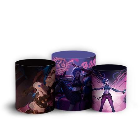 Capas Trio Cilindro Sublimado Vest Facil - Arcane