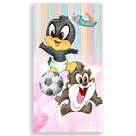 Capa Faixa Lateral Sublimado - Looney Tunes