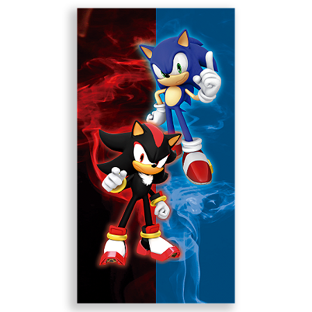 Capa Faixa Lateral Sublimado - Sonic Shadow