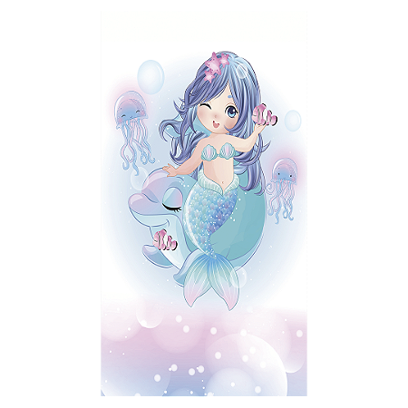 Capa Faixa Lateral Sublimado - Sereia