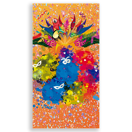 Capa Faixa Lateral Sublimado - Carnaval