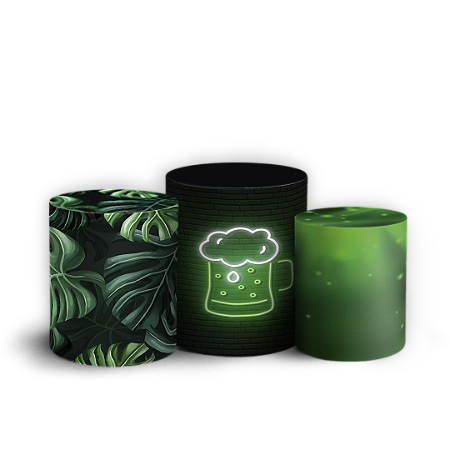 Capas Trio Cilindro Sublimado Vest Facil - Resenha Tropical