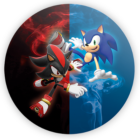 Capa Mini Painel Sublimado - Sonic Shadow
