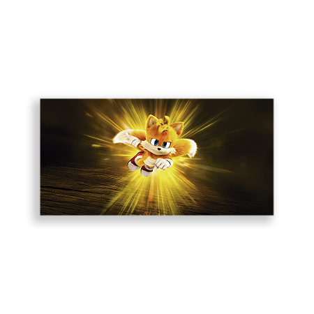 Capa Painel Retangular Sublimado - Sonic Tails