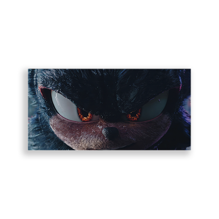Capa Painel Retangular Sublimado - Sonic Shadow