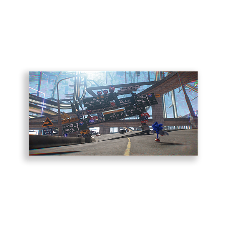 Capa Painel Retangular Sublimado - Sonic