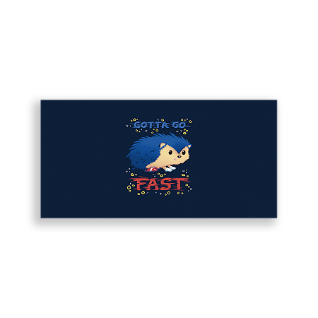Capa Painel Retangular Sublimado - Sonic