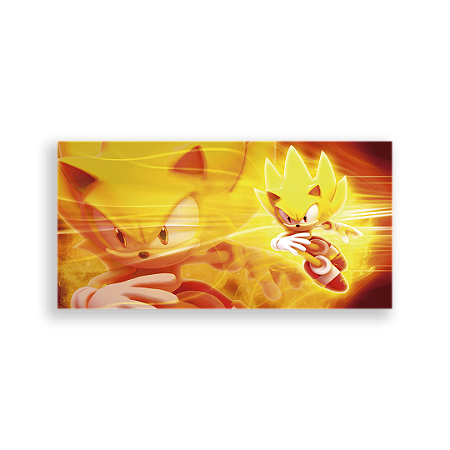 Capa Painel Retangular Sublimado - Sonic