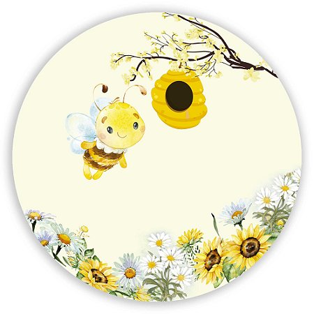 Capa Mini Painel Sublimado - Abelha