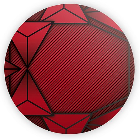 Capa Mini Painel Sublimado - Abstrato Vermelho