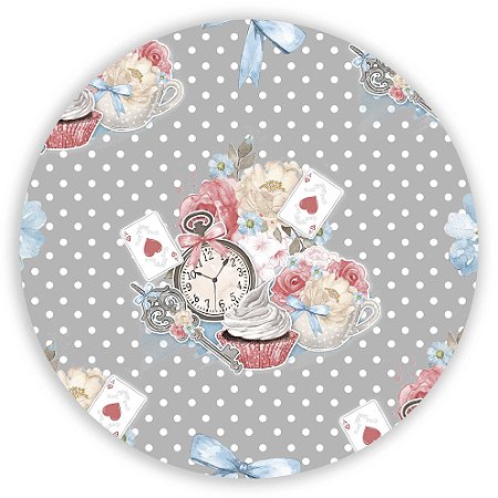 Capa Mini Painel Sublimado - Alice