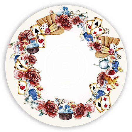 Capa Mini Painel Sublimado - Alice