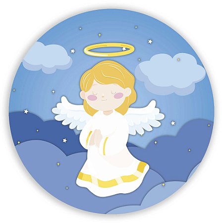 Capa Mini Painel Sublimado - Anjo