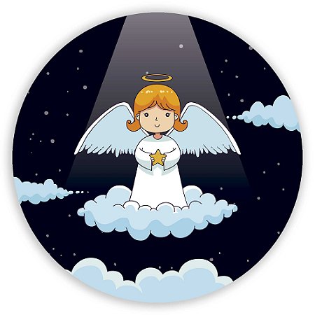 Capa Mini Painel Sublimado - Anjo