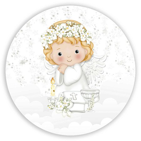 Capa Mini Painel Sublimado - Anjo
