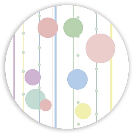 Capa Mini Painel Sublimado - Aquarela