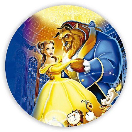 Mini Painel - Bela e a Fera - Sublimado 3D