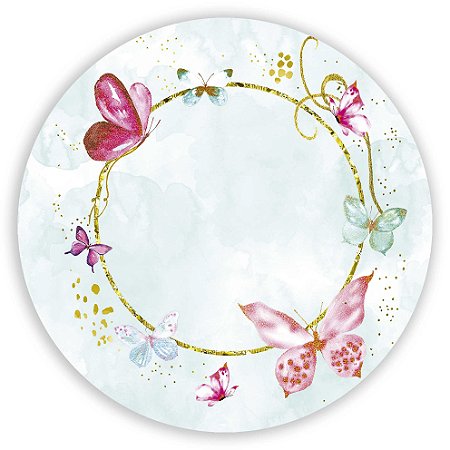 Mini Painel - Borboletas - Sublimado 3D