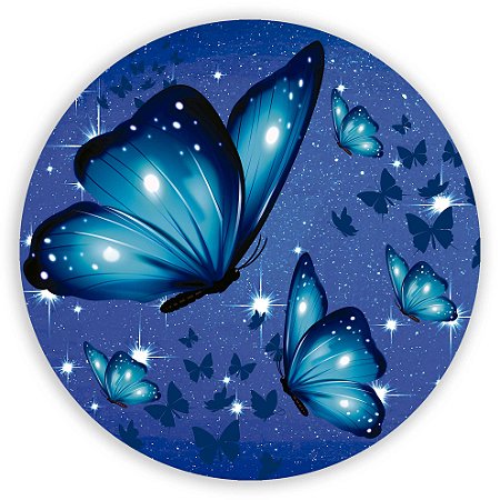 Capa Mini Painel Sublimado - Borboletas