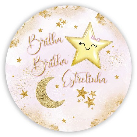 Capa Mini Painel Sublimado - Brilha Brilha Estrelinha