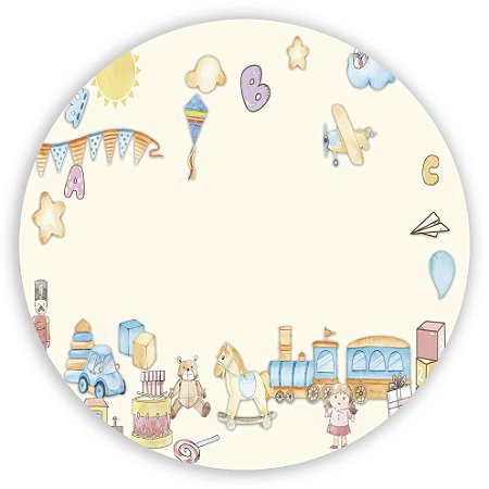 Capa Mini Painel Sublimado - Brinquedos