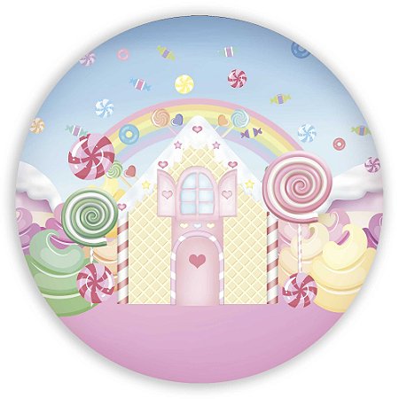 Mini Painel - Casa Doces - Sublimado 3D