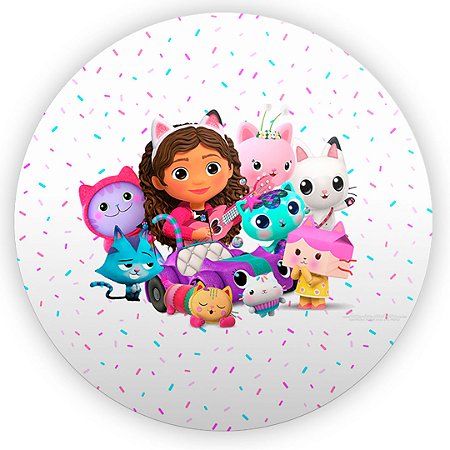 Mini Painel - Casa Magica da Gabby - Sublimado 3D