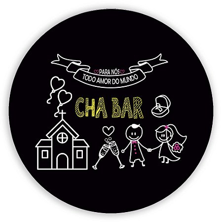 Mini Painel - Cha Bar - Sublimado 3D