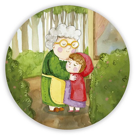 Mini Painel - Chapeuzinho Vermelho - Sublimado 3D