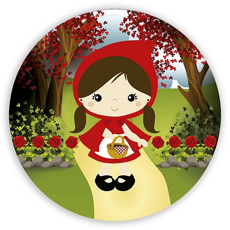 Capa Mini Painel Sublimado - Chapeuzinho Vermelho