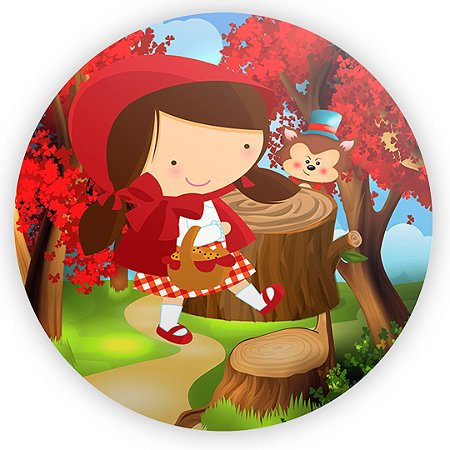 Mini Painel - Chapeuzinho Vermelho - Sublimado 3D