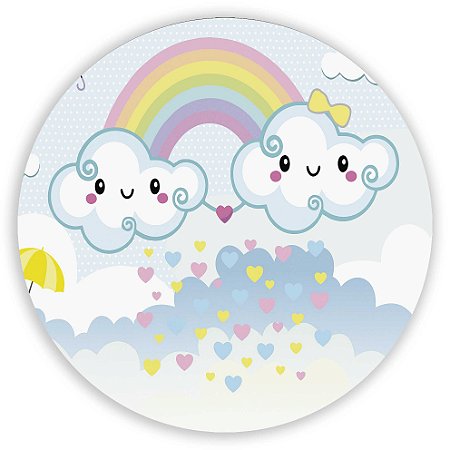 Mini Painel - Chuva de Amor - Sublimado 3D