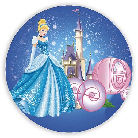 Mini Painel - Cinderela - Sublimado 3D